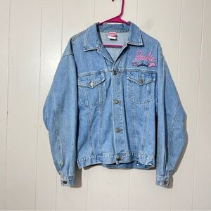 Vintage 90s Mattel Jerry Leigh Barbie Denim Jean Jacket Size M